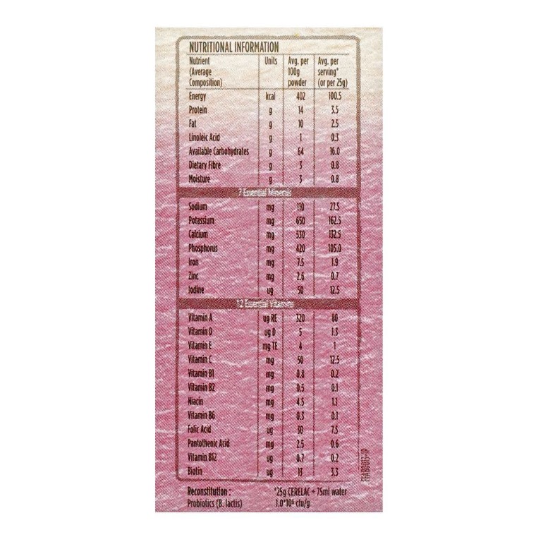 Nestle Cerelac Apple, Strawberry & Pear, 175g